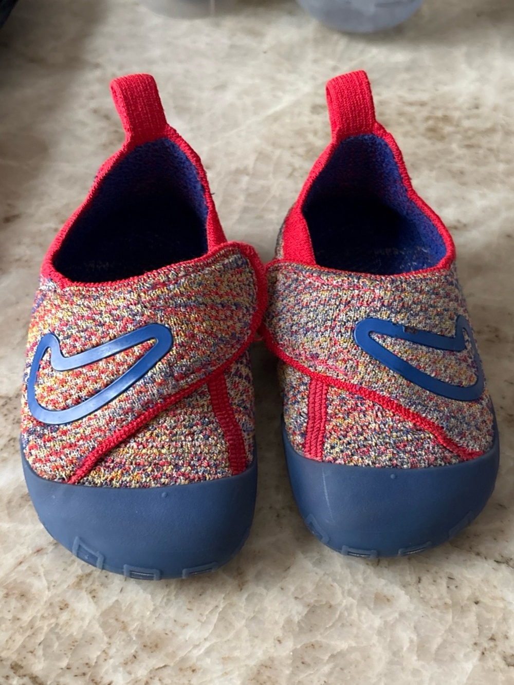 Nike Swoosh 1 TD Toddler Multicolor Knit Slip-On Shoes